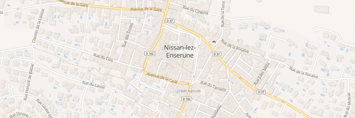 Plan du 10 Rue de l’Horloge à Nissan-lez-Enserune
