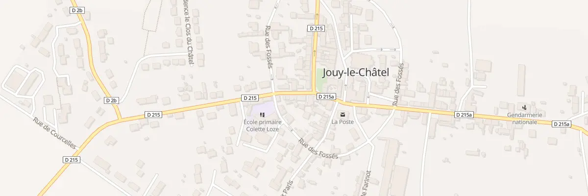 Plan du 12 Rue Claude Gautier à Jouy-le-Châtel