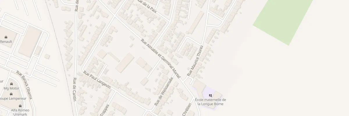 Plan du 45 Rue A et G Martel à Dechy