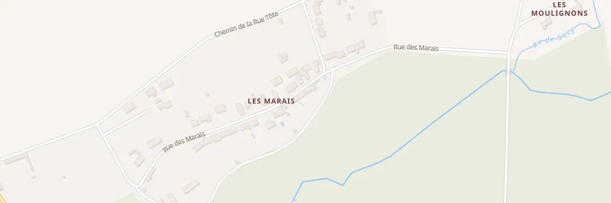 Plan du 16 Rue des Marais à Égligny