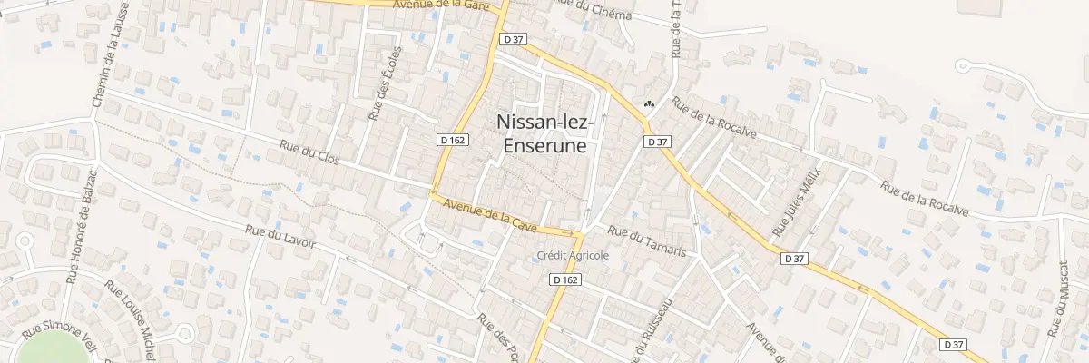 Plan du 5 Rue de l’Horloge à Nissan-lez-Enserune