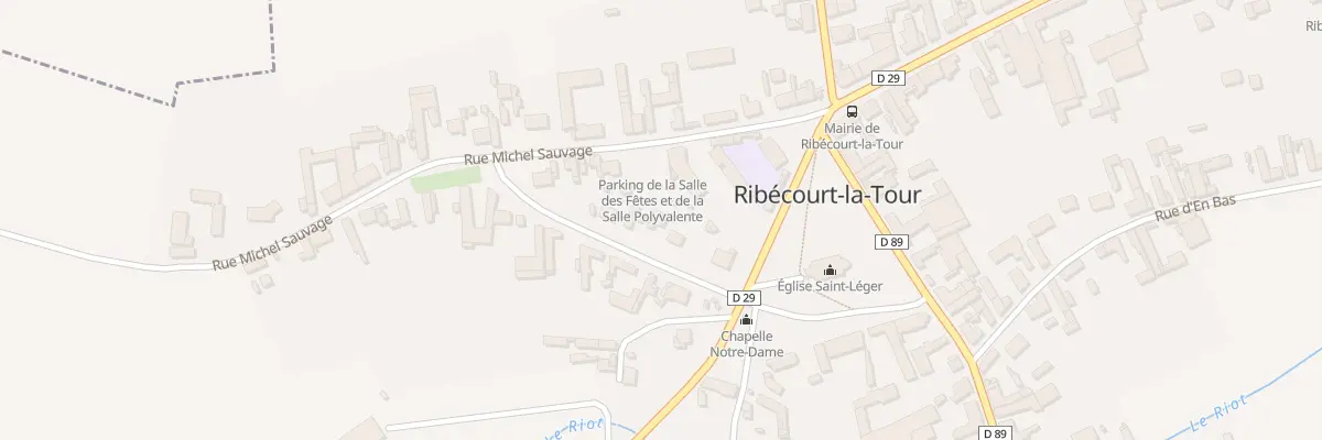 Plan du 5 Rue de l’Eglise à Ribécourt-la-Tour