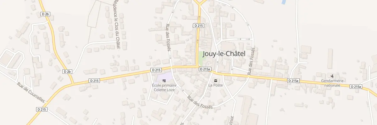 Plan du 5 Rue Claude Gautier à Jouy-le-Châtel