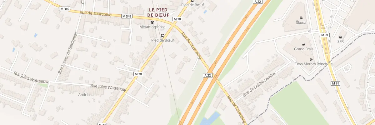 Plan du 148 Rue de Tourcoing à Roncq
