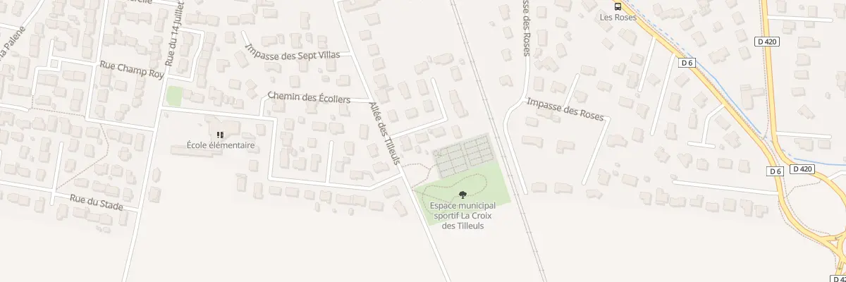 Plan du 1 Lot Les Tilleuls à Ménétrol
