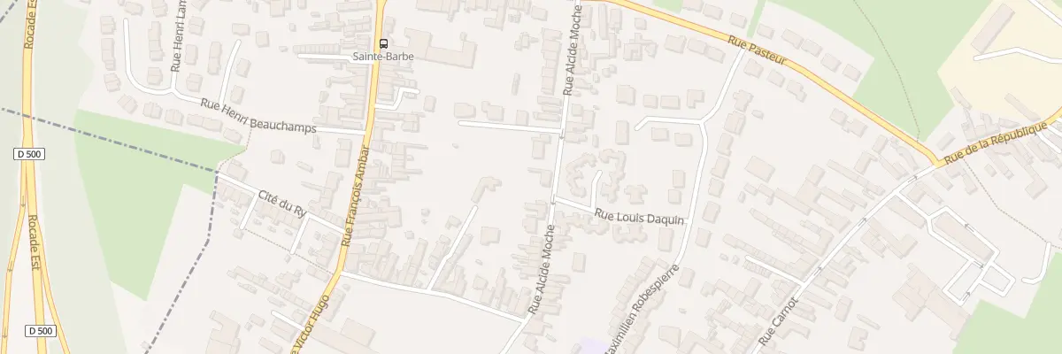 Plan du 21 Rue Alcide Moche à Dechy