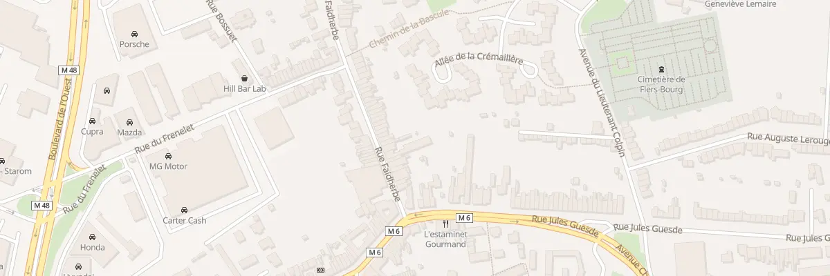 Plan du 16 Rue Faidherbe à Villeneuve-d’Ascq