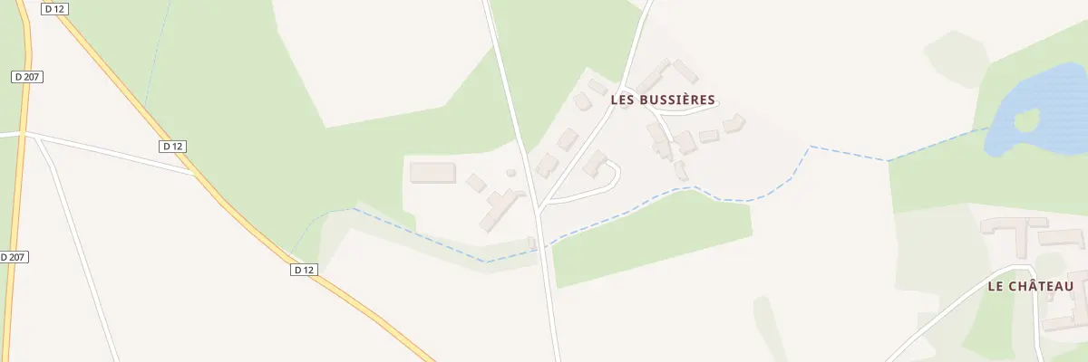 Plan du 9005 Aux Bussières à Saint-Agoulin