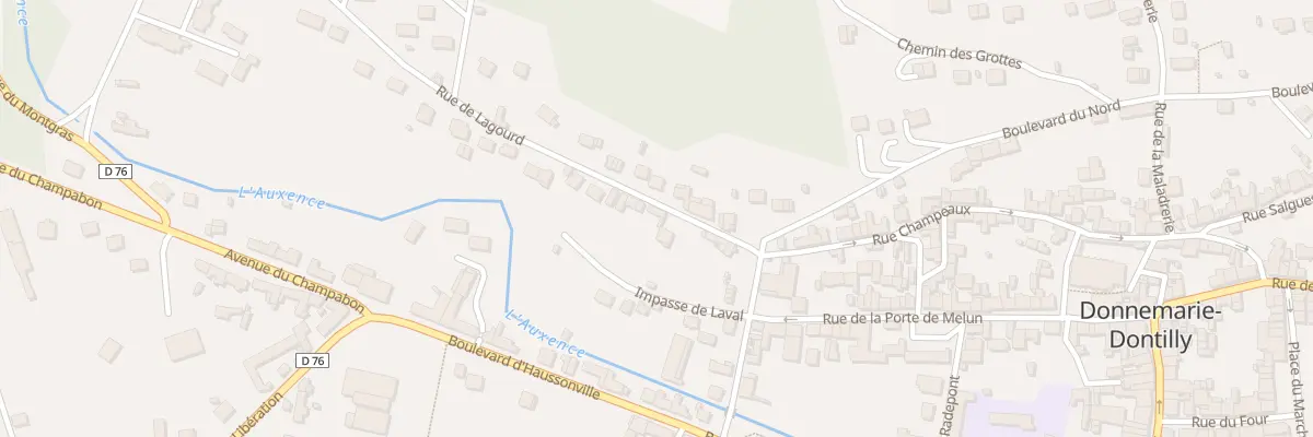 Plan du 3T Rue de Lagourd à Donnemarie-Dontilly