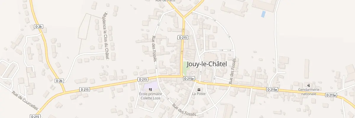Plan du 6 Rue des Lombards à Jouy-le-Châtel