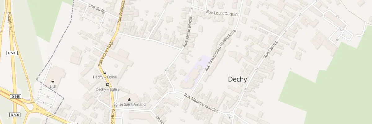 Plan du 16 Rue Emile Zola à Dechy