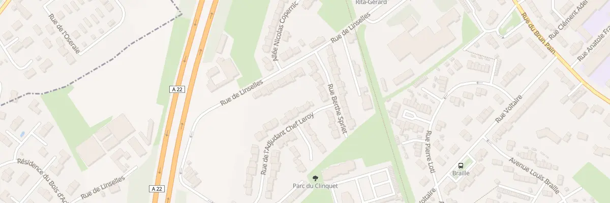 Plan du 8 Rue de l’Adjudant Chef Leroy à Tourcoing