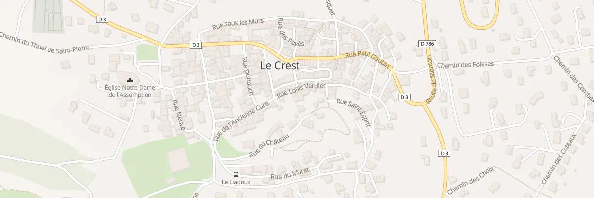 Plan du 4B Rue Louis Verdier au Crest