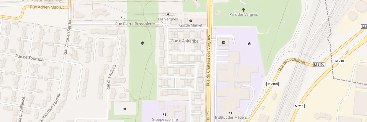 Plan du 52 Rue d’Aulteribe à Clermont-Ferrand