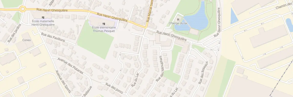 Plan du 3 Rue du Lac à Lesquin