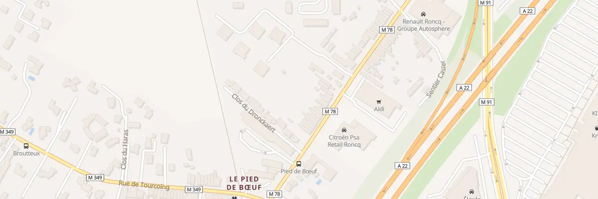 Plan du 114 Rue du Dronckaert à Roncq