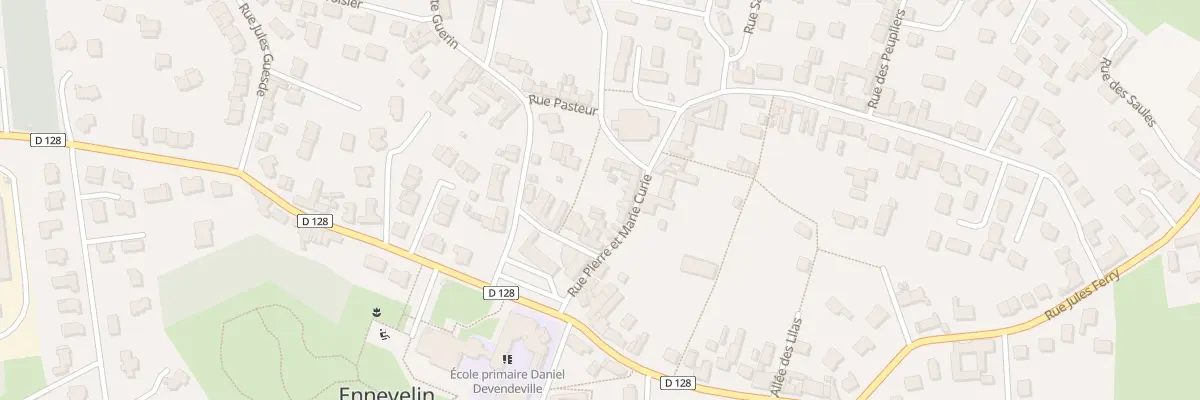 Plan du 3 Rue Pierre et Marie Curie à Ennevelin