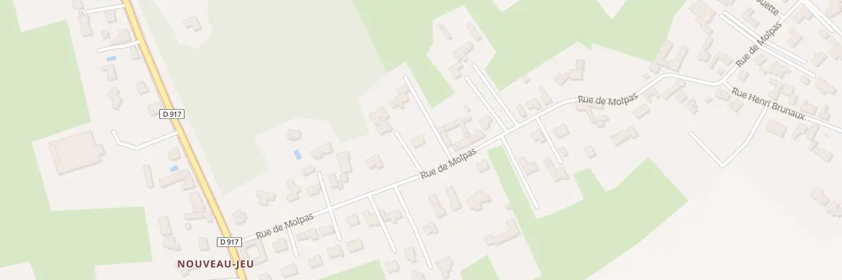 Plan du 235 Rue de Molpas à Mérignies