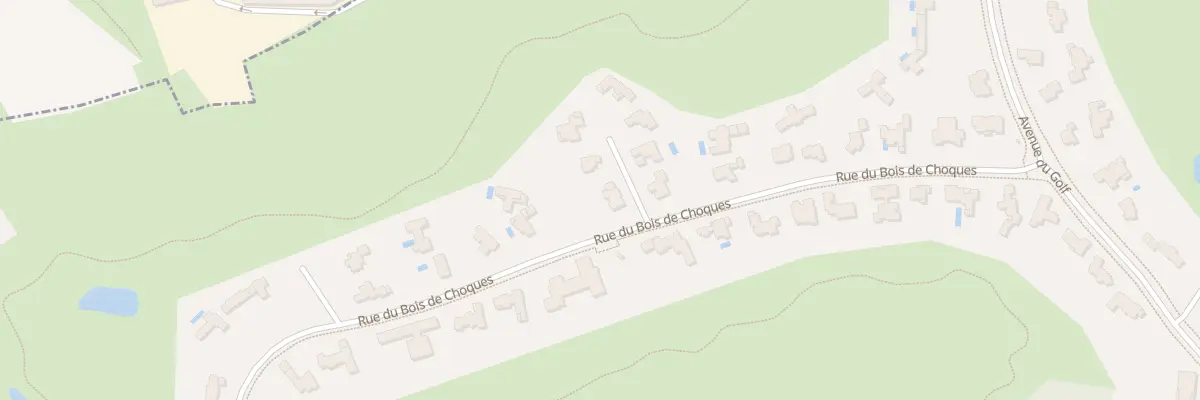 Plan du 691 Rue du Bois de Choques à Mérignies