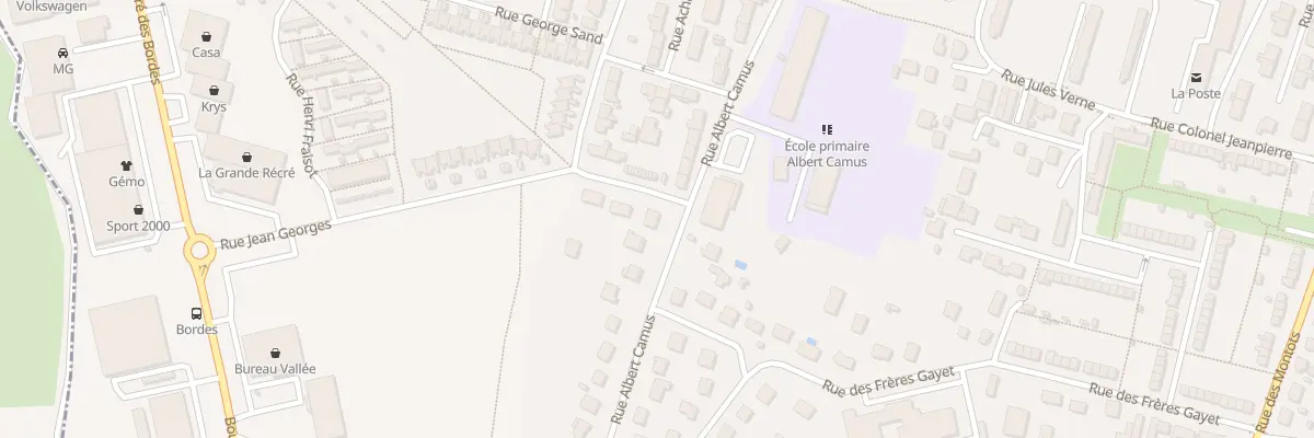 Plan du 17 Rue Albert Camus à Nevers