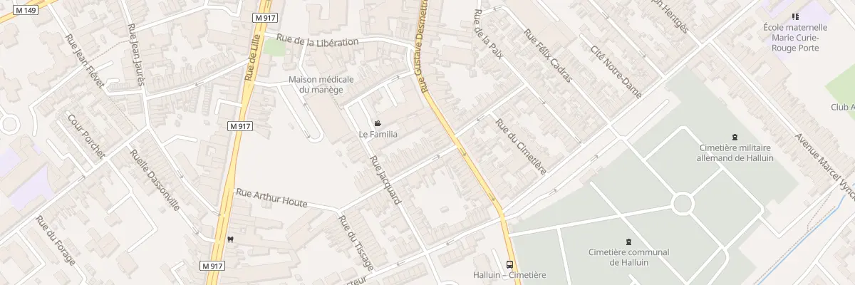 Plan du 33 Rue Arthur Houte à Halluin