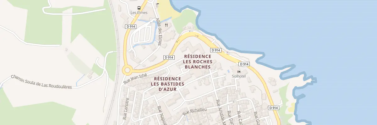 Plan du 9006 Res Les Roches Blanches à Banyuls-sur-Mer