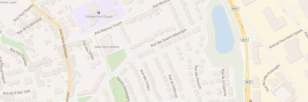 Plan du 10 Rue des Quatre Mésanges à Roncq