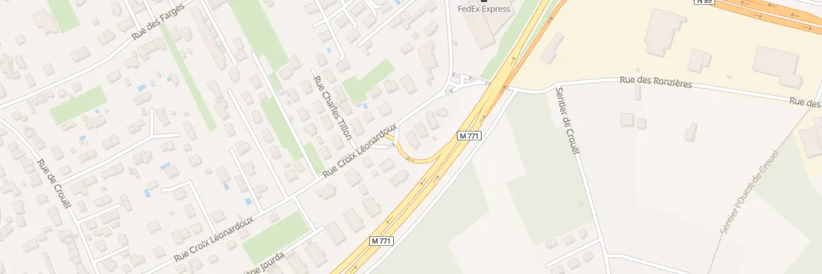 Plan du 60 Rue Croix Leonardoux à Clermont-Ferrand
