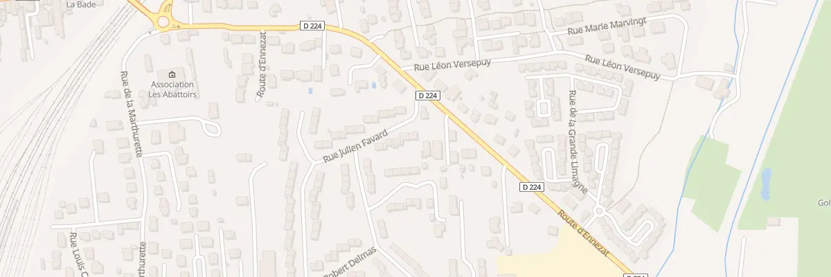 Plan du 2 Rue Julien Favard à Riom