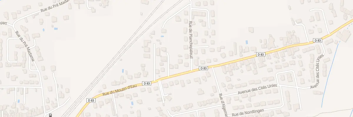 Plan du 24 Rue du Moulin d’Eau à Riom