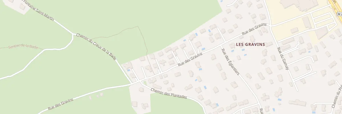 Plan du 48 Rue des Gravins à Aubière