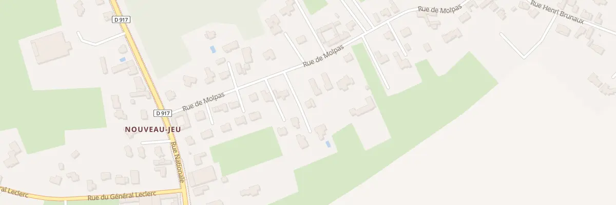 Plan du 202 Rue de Molpas à Mérignies