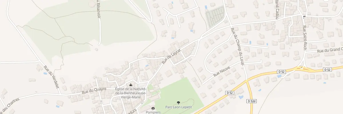 Plan du 14 Rue de Leyrat à La Roche-Blanche