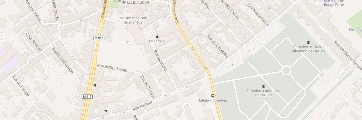 Plan du 30 Rue Arthur Houte à Halluin