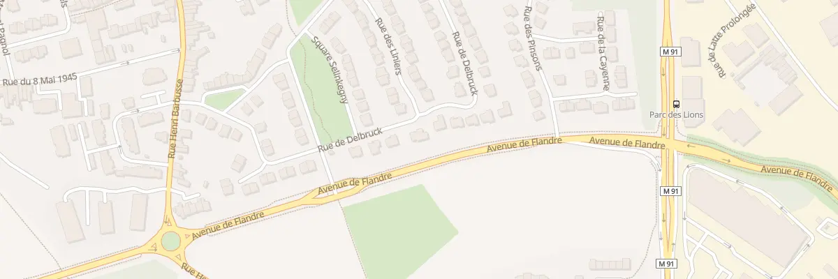 Plan du 33 Rue de Delbrück à Roncq