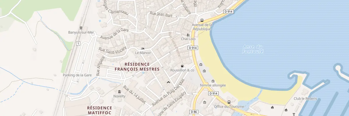 Plan du 9 Rue St Pierre à Banyuls-sur-Mer