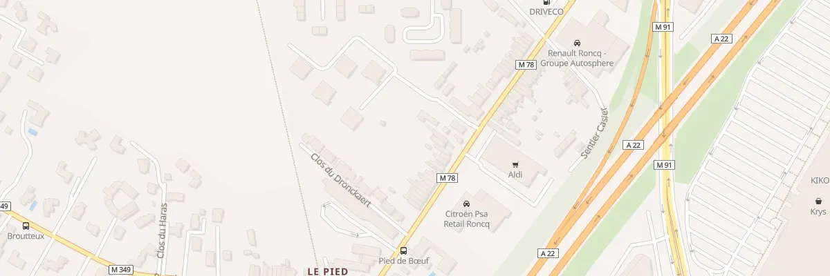 Plan du 104 Rue du Dronckaert à Roncq