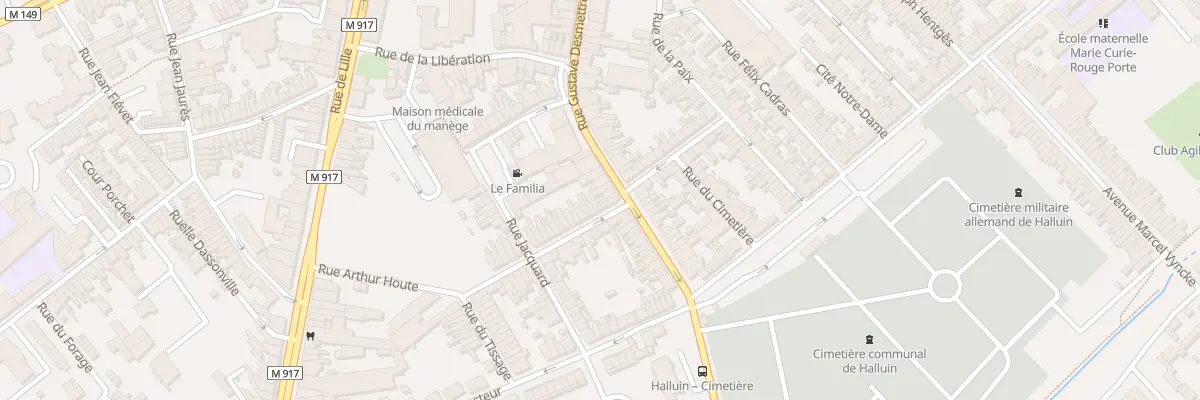 Plan du 88 Rue Gustave Desmettre à Halluin