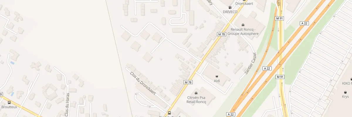 Plan du 98B Rue du Dronckaert à Roncq