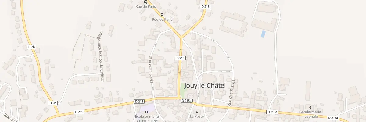 Plan du 1 Rue des Lombards à Jouy-le-Châtel