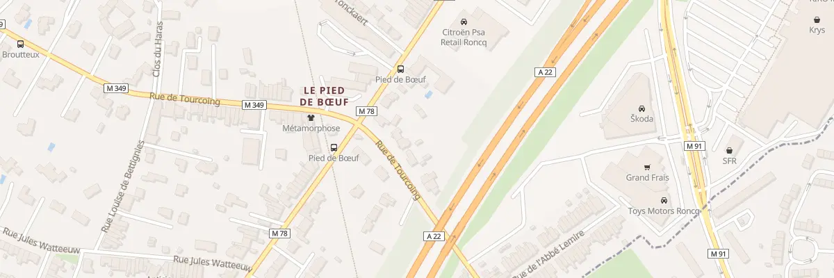 Plan du 127 Rue de Tourcoing à Roncq