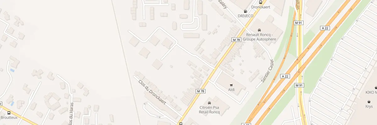 Plan du 96 Rue du Dronckaert à Roncq