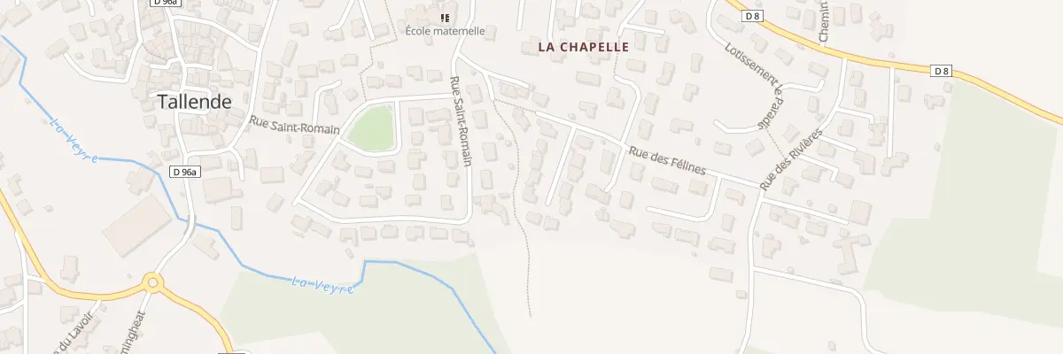 Plan du 9 Lot les Rives de la Veyre à Tallende