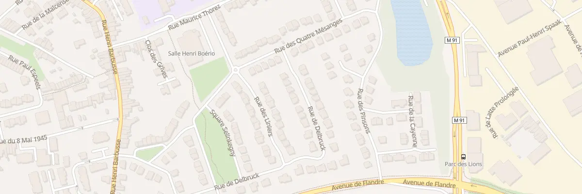 Plan du 8 Rue de Delbrück à Roncq