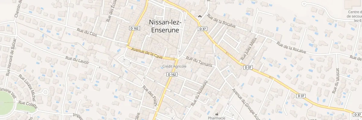 Plan du 15 Pl de la République à Nissan-lez-Enserune