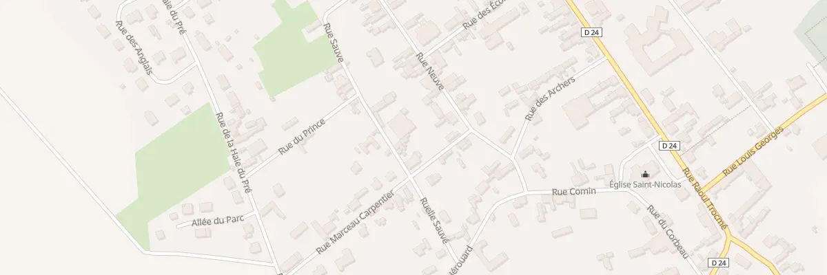 Plan du 2 Rue Sauvé à Épehy