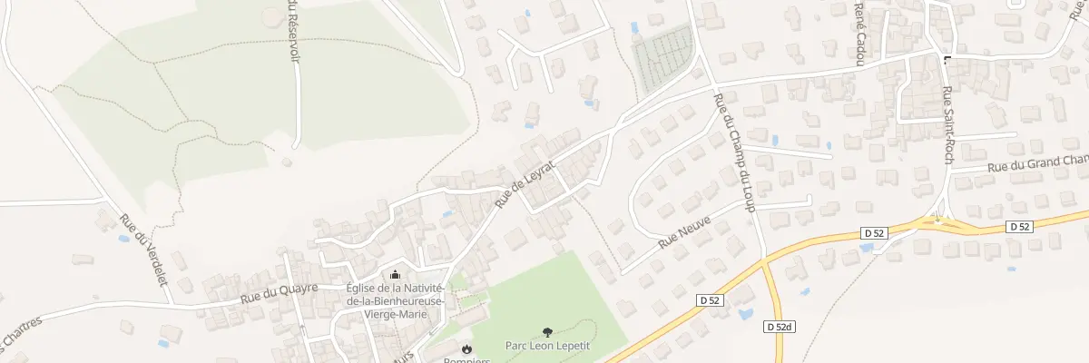 Plan du 20 Rue de Leyrat à La Roche-Blanche