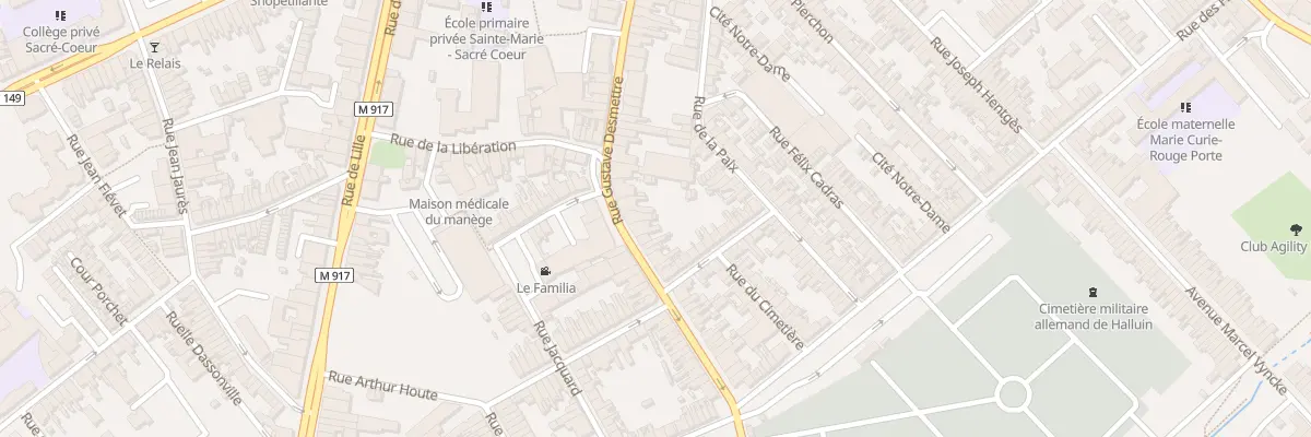 Plan du 119 Rue Gustave Desmettre à Halluin