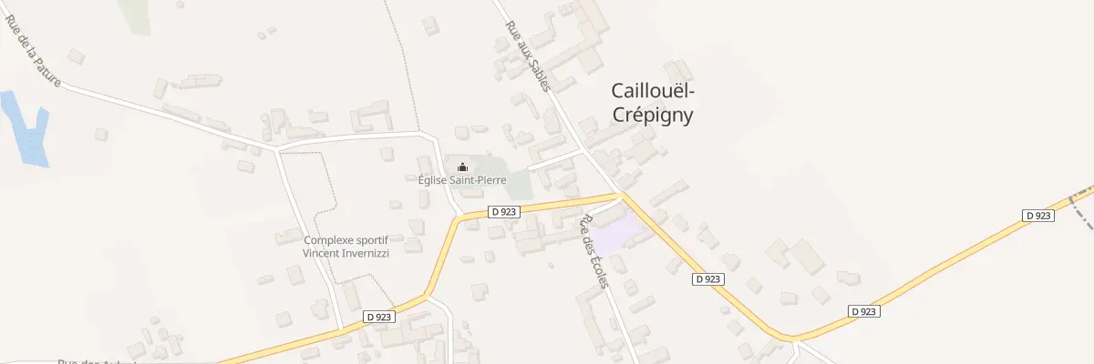 Plan du 3 Pl de la Mairie à Caillouël-Crépigny