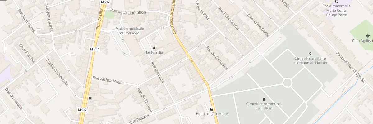 Plan du 90 Rue Gustave Desmettre à Halluin